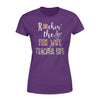 Apparel XS / Purple TRL - Teacher - Rockin Leopard Shirt - Standard Women's T-shirt - DSAPP