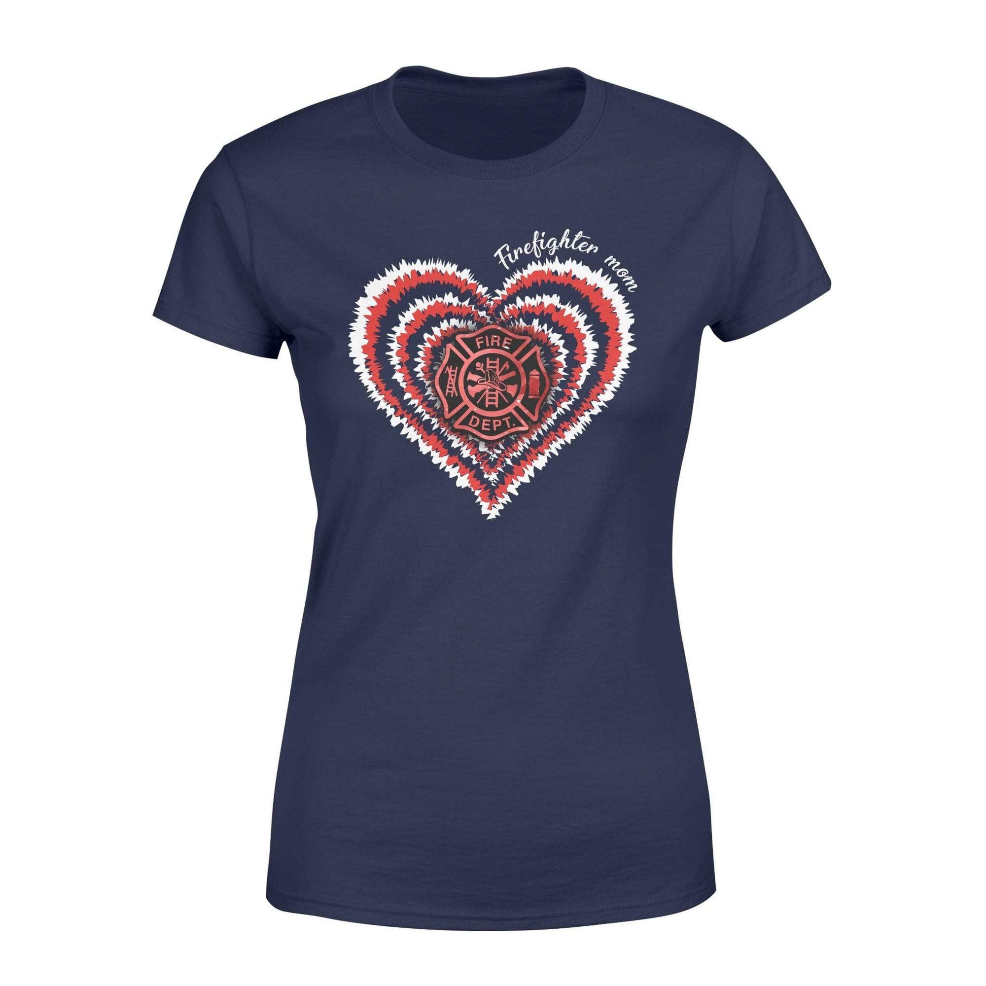 Apparel XS / Navy TRL - Tie Dye Heart Shirt - Standard Women's T-shirt - DSAPP
