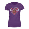 Apparel XS / Purple TRL - Tie Dye Heart Shirt - Standard Women's T-shirt - DSAPP
