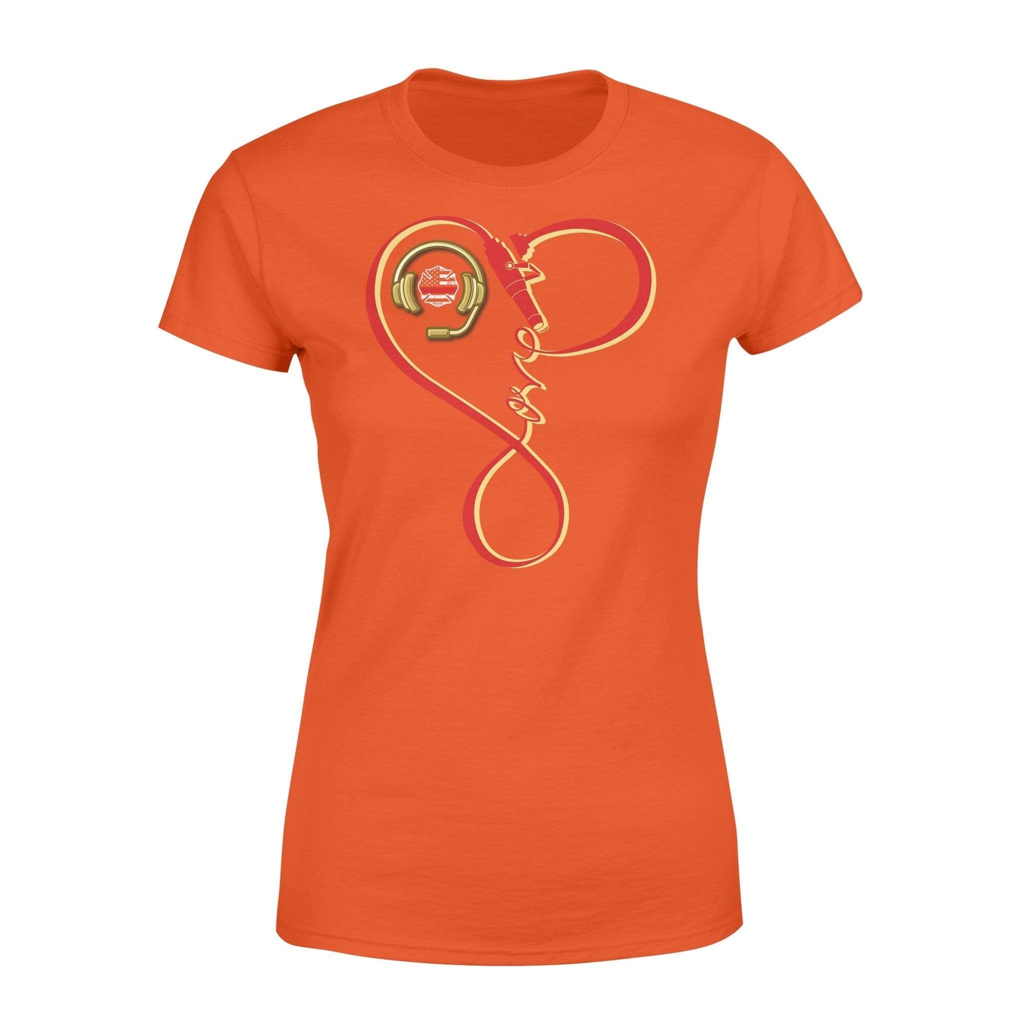Apparel XS / Orange TRL x TGL - Infinity Fire Hose Headset - Standard Women’s T-shirt - DSAPP
