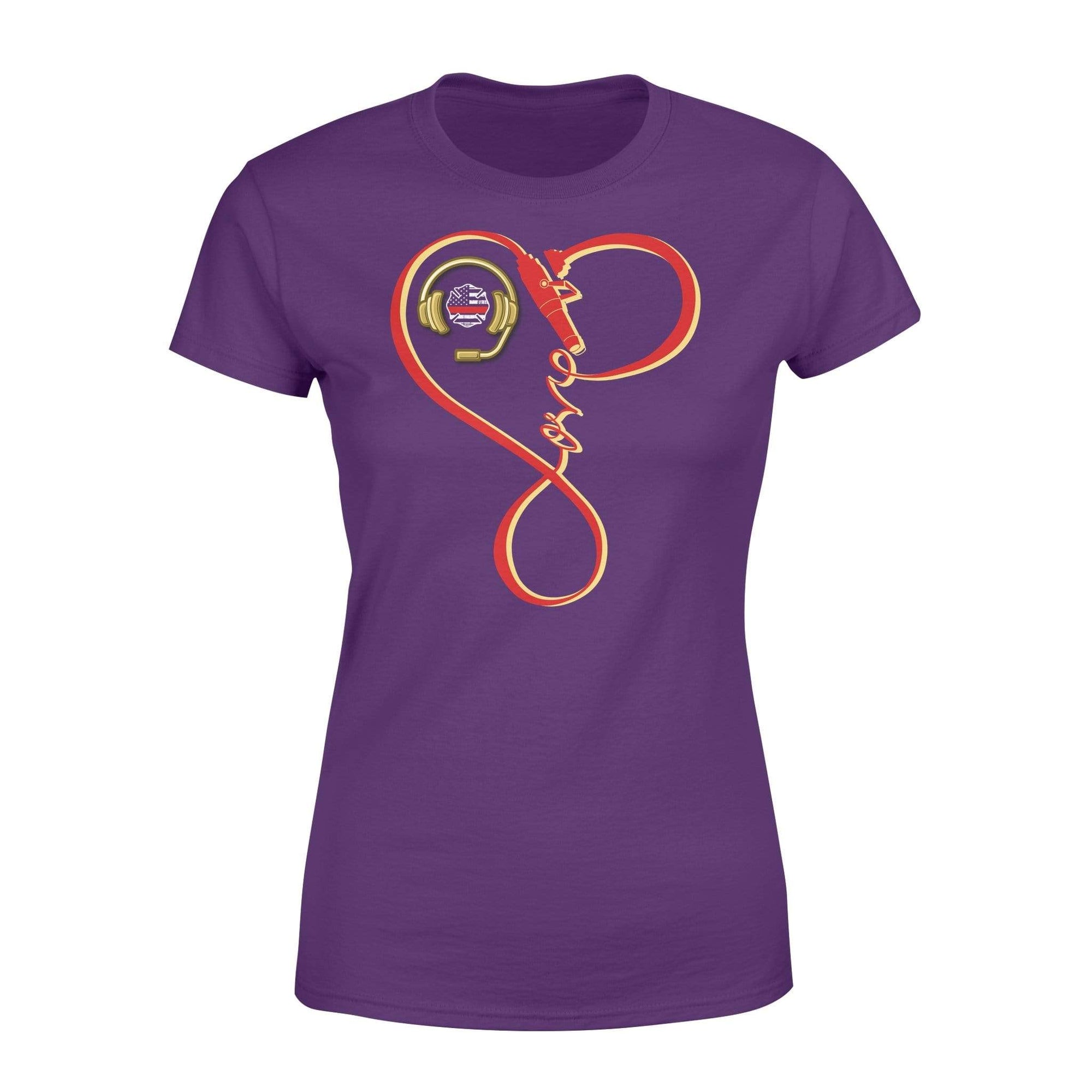 Apparel XS / Purple TRL x TGL - Infinity Fire Hose Headset - Standard Women’s T-shirt - DSAPP