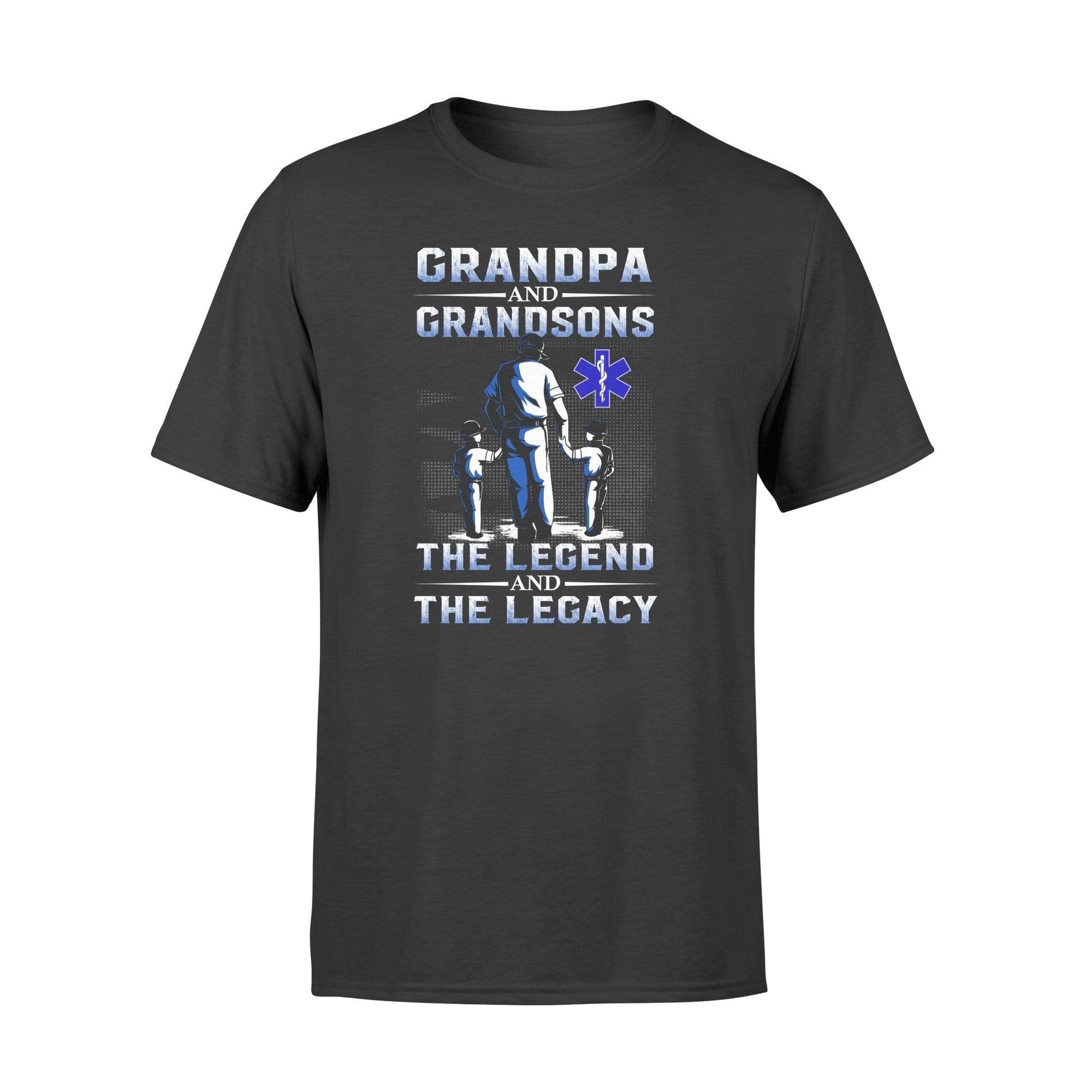 Apparel S / Black TWL - Paramedic Legend Grandpa Shirt - Standard T-shirt - DSAPP