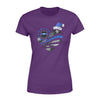 Apparel XS / Purple Xmas - Personalized Shirt - TBL - Snowflake Pattern Flag Heart  - Standard Women's T-shirt - DSAPP