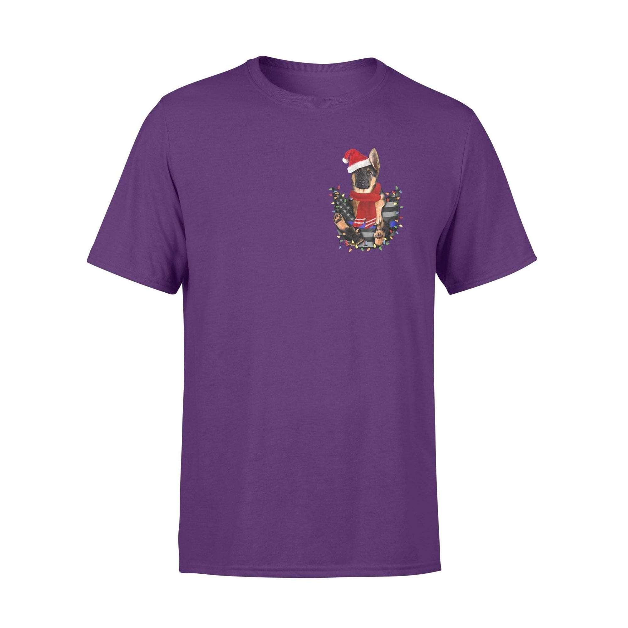 Apparel S / Purple Xmas - TBL - Police K9 Shirt - PK - Standard T-shirt - DSAPP