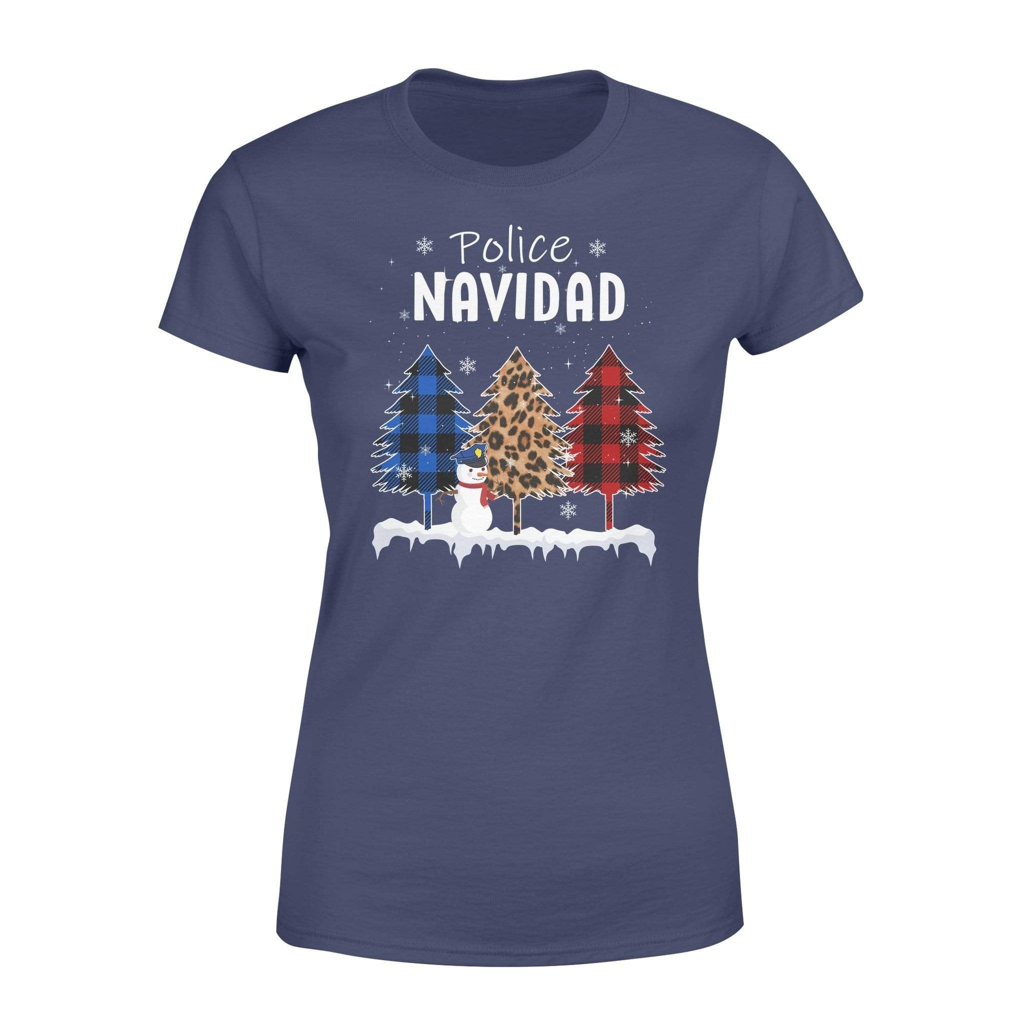 Apparel XS / Navy Xmas - TBL - Three Christmas Tree Shirt - Standard Women's T-shirt - DSAPP