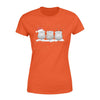 Apparel XS / Orange Xmas - TBL - Three Police Badges - Standard Women’s T-shirt - DSAPP