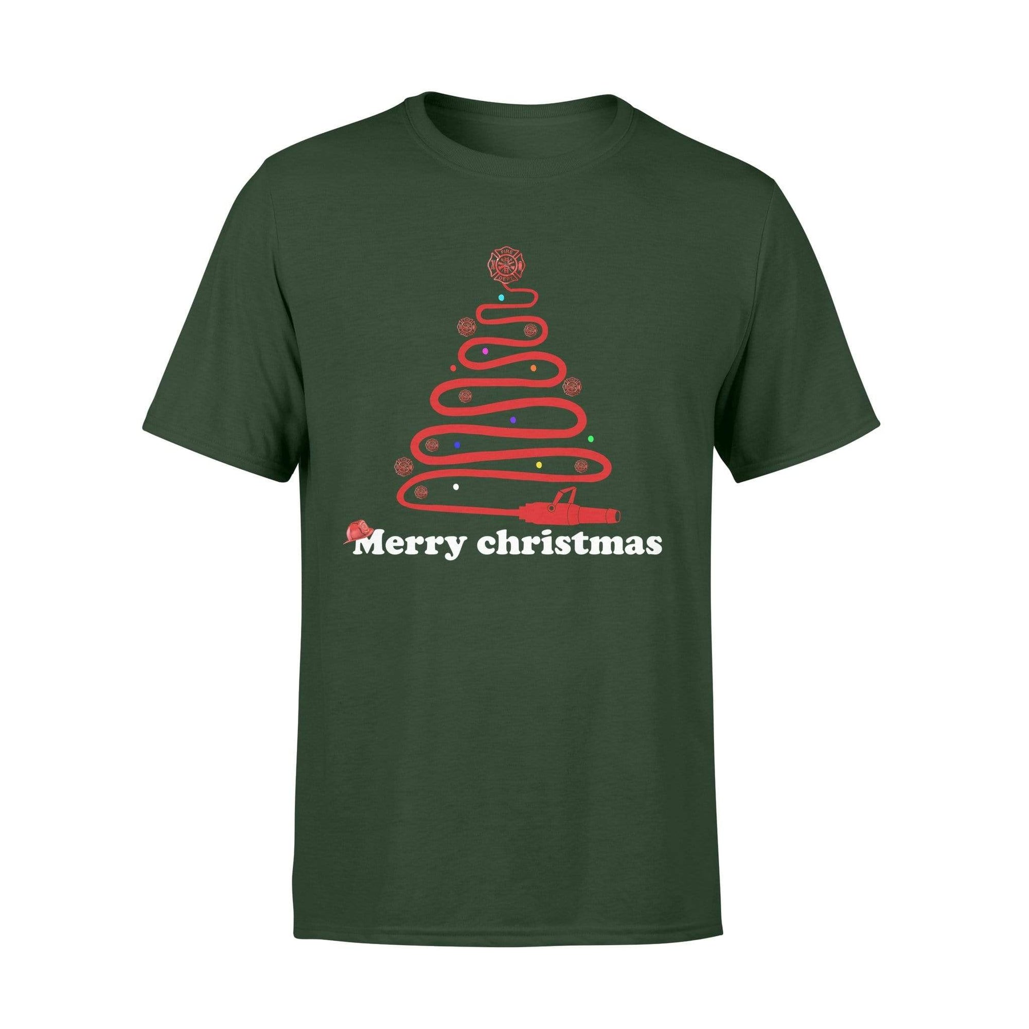 Apparel S / Forest Xmas - TRL - Xmas Tree Fire Hose Shirt - Standard T-shirt - DSAPP