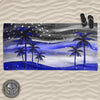 Beach Towel 37" x 74" Beautiful Sky Flag - Palm Tree Beach Towel