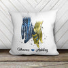Always By Your Side Police And Dispatcher Personalized Pillow (Insert Included)