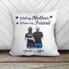 First My Mother Forever My Friend Police Personalized Pillow (Insert Included)
