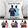 Police And Nurse Saving Lives Together Personalized Pillow (Insert Included)
