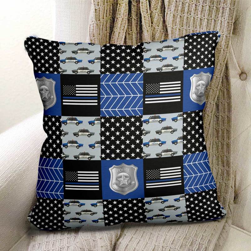 Police Things Pillow (Insert Included)