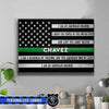 Canvas Prints 24" x 16" - BEST SELLER Army - American Soldier Personalized Canvas