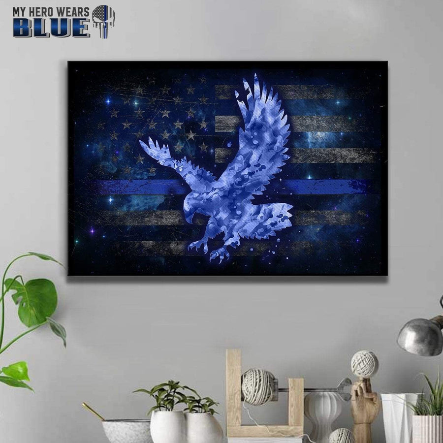 Canvas Prints 12" x 8" Color Drop Eagle Canvas