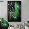 Canvas Prints 8" x 12" Hunting - Thin Green Line - Under The Sun Light Canvas