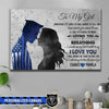 Canvas Prints 24" x 16" - BEST SELLER MWB - Always Be There For You Thin Blue Line Canvas Print