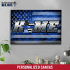 Canvas Prints 12" x 8" Personalized Canvas - Home State