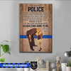 Canvas Prints 8" x 12" Personalized Canvas - My Dad Is A Police