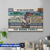Canvas Prints 24" x 16" - BEST SELLER Personalized Canvas - Navy - In This House