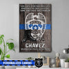 Canvas Prints 8" x 12" Personalized Canvas - Police Officer - Spend Whole Lives Make Difference