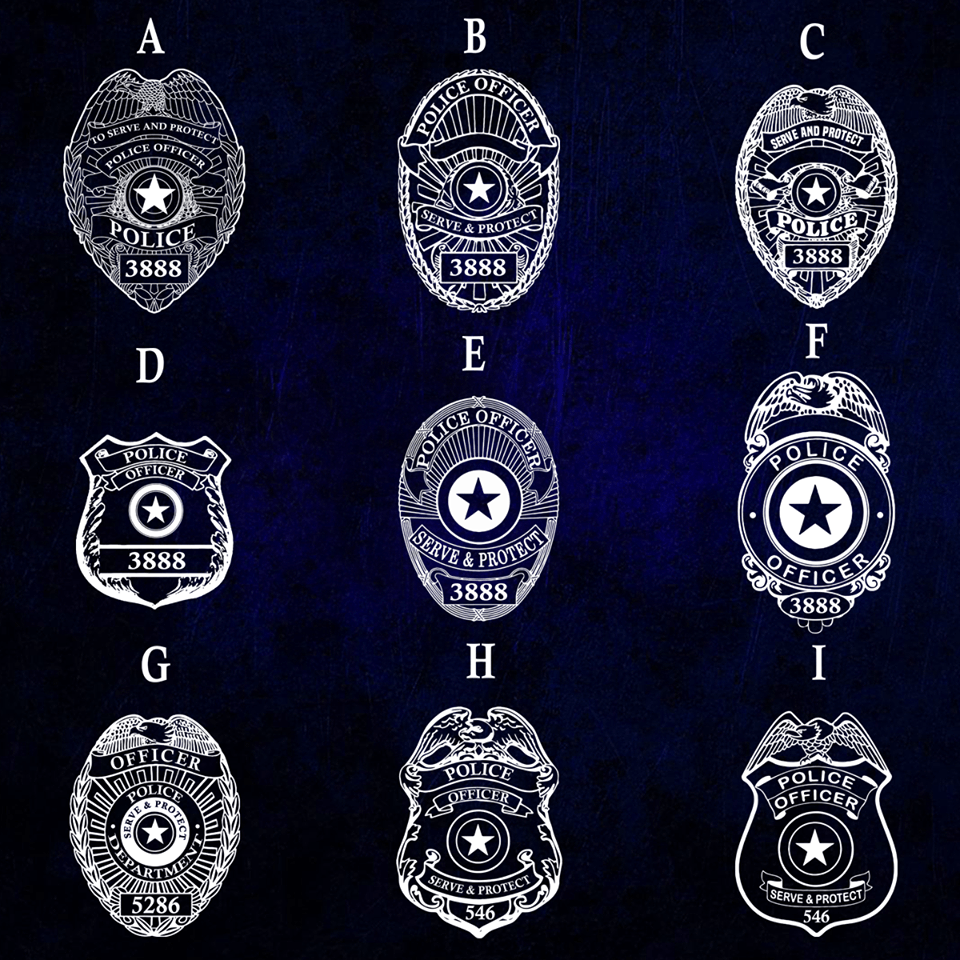 Canvas Prints 24" x 16" - BEST SELLER Personalized Canvas - Police x Firefighter - Badge And Firefighter Emblem