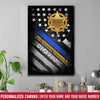 Canvas Prints Personalized Canvas - Sheriff Flag