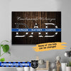 Canvas Prints 24" x 16" - BEST SELLER Personalized Canvas - TBL - Dad Come Home Safe
