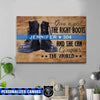 Canvas Prints 24" x 16" - BEST SELLER Personalized Canvas - TBL - Give A Girl