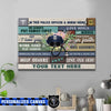Canvas Prints 24" x 16" - BEST SELLER Personalized Canvas - TBL - In This House - Police x Nurse