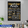 Canvas Prints 16" x 24" - BEST SELLER Personalized Canvas - TBL - Thank You Dispatcher