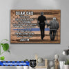 Canvas Prints 24" x 16" - BEST SELLER Personalized Canvas - Thank You For Teaching Me To Be Strong - Police