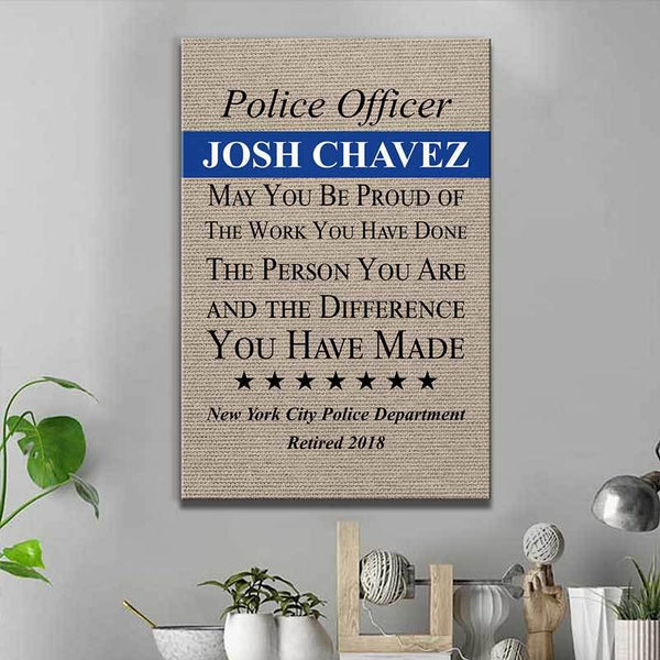 Hero, Police Officer Gifts, Men Retirement Gifts, Retirement Gift For Man,  Retirement Gifts For Women, Personalized