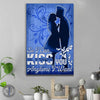 Canvas Prints 16" x 24" - BEST SELLER TBL - Police Couple Kiss You Anytime Canvas