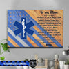 TWL - To My Mom Paramedic Personalized Canvas