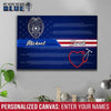 Canvas Prints Two Thin In One Line - Police x Nurse