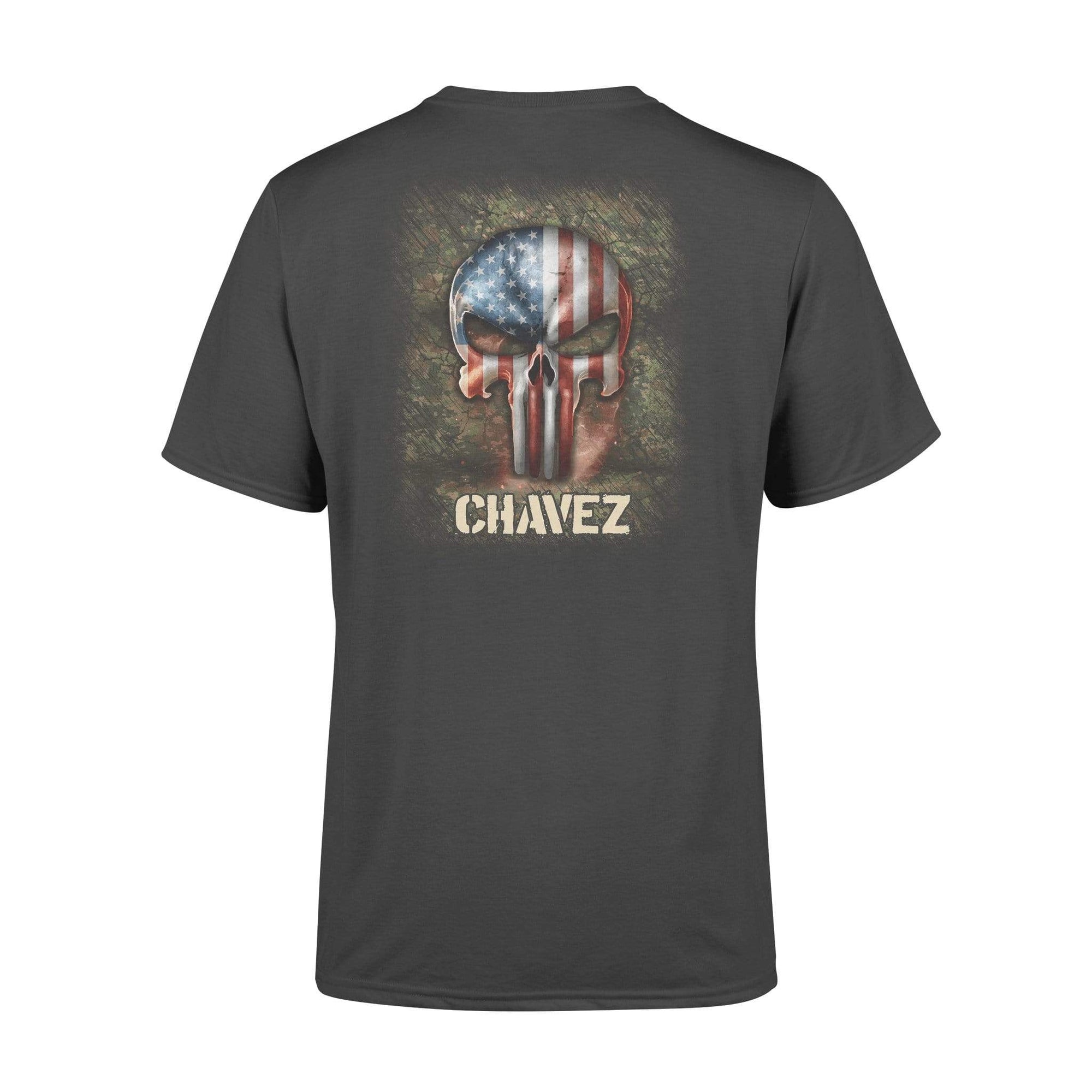 Army - Camouflage Skull Flag Personalized Shirt