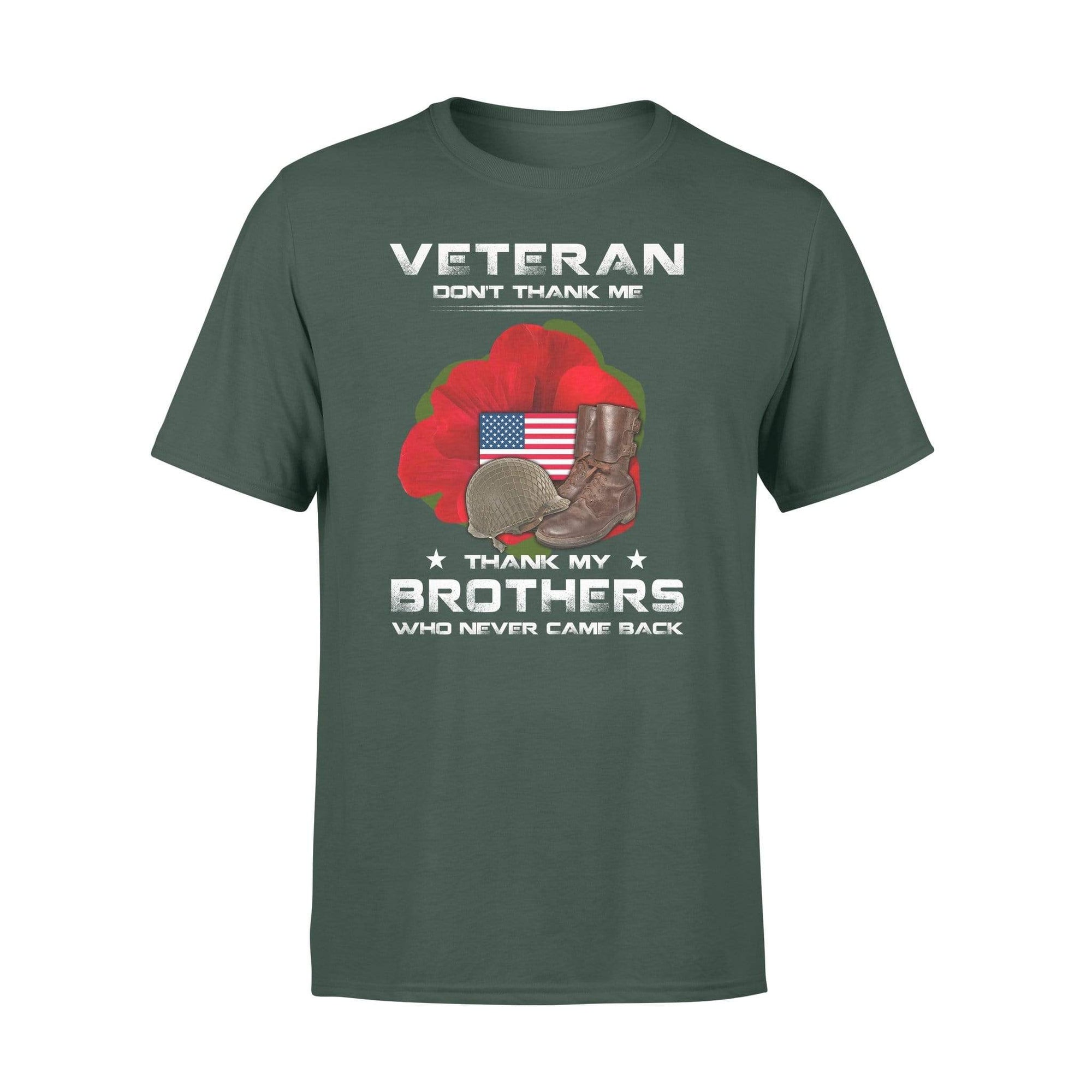 Army - Memorial Day Thanks My Brothers Who Never Came Back Poppy Shirt