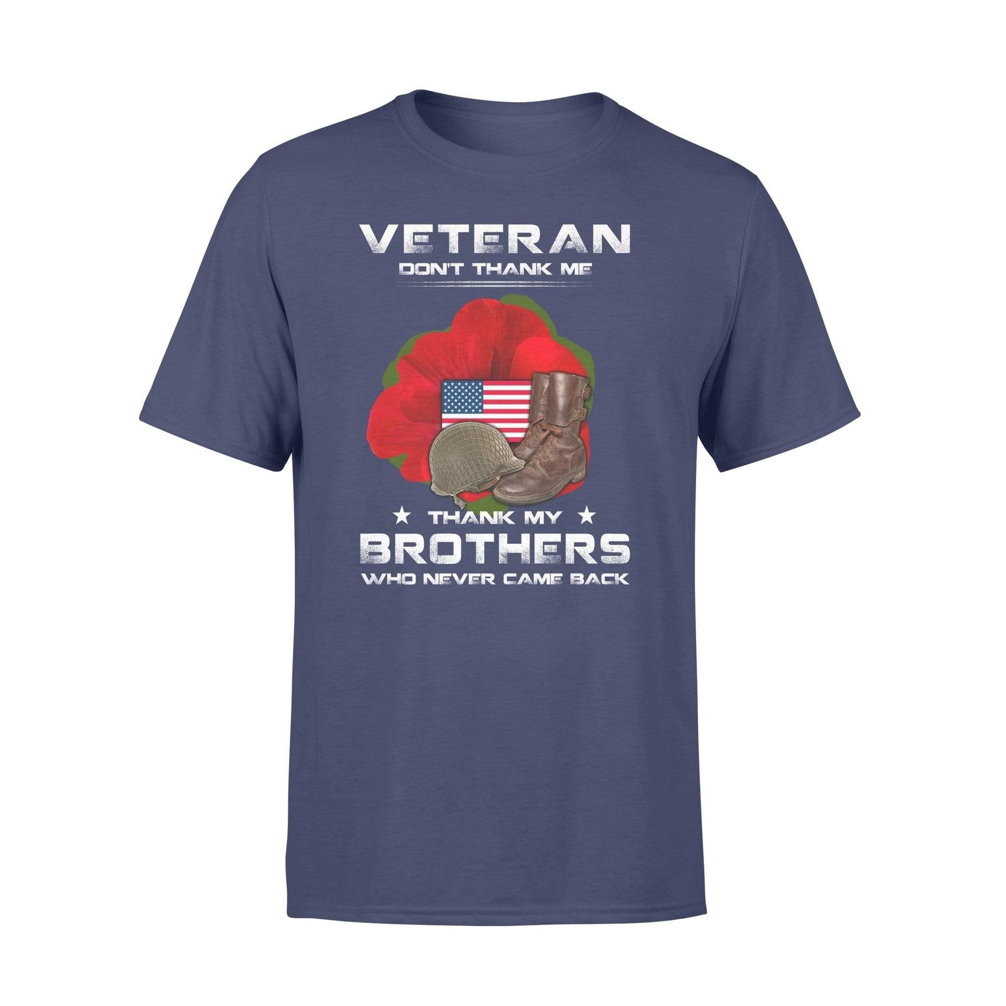 Army - Memorial Day Thanks My Brothers Who Never Came Back Poppy Shirt