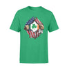 Army - St Patrick Day Irish Flag Inside Shirt