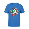 Army - St Patrick Day Irish Flag Inside Shirt