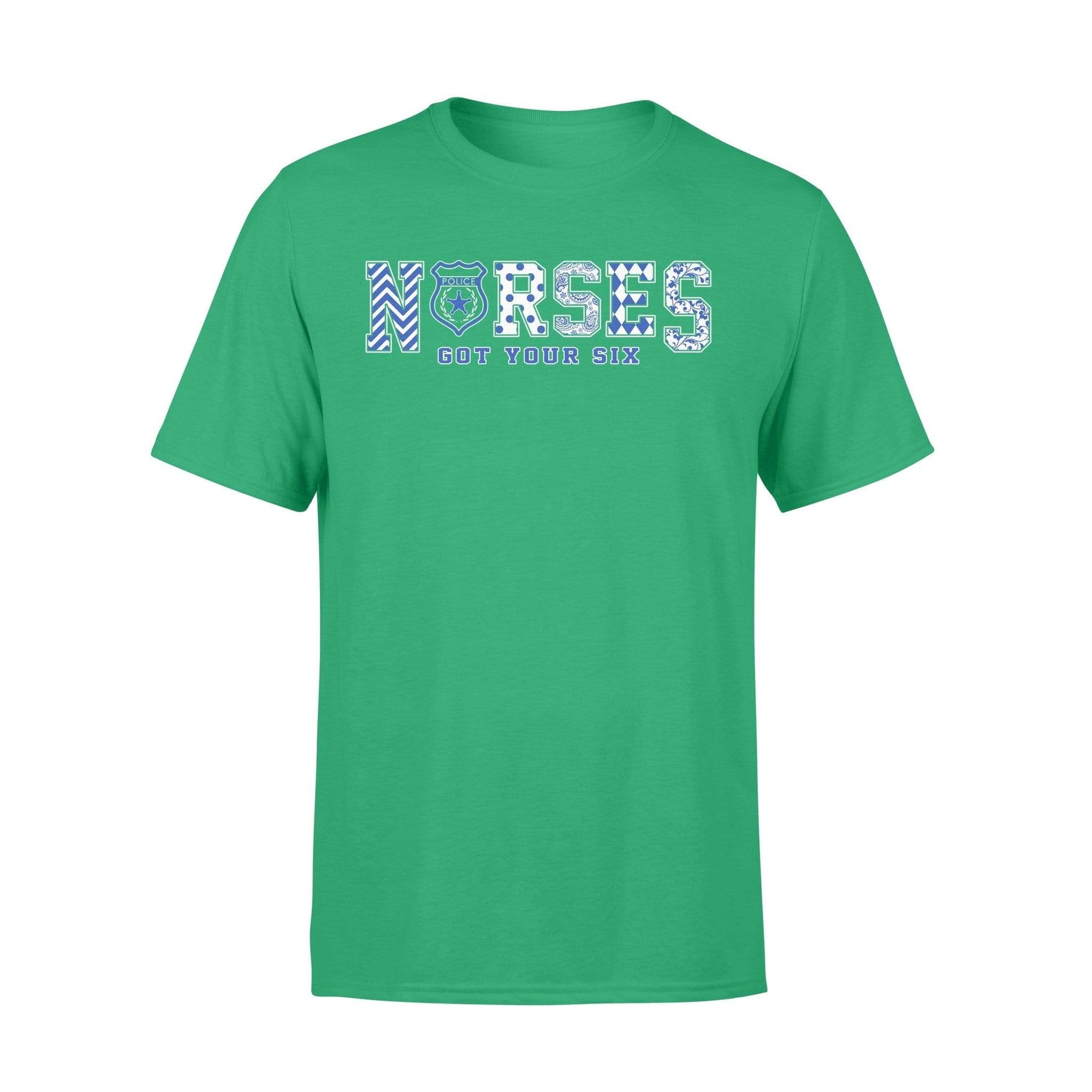 Nurses Back The Blue Patterned Shirt