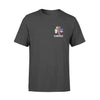 Personalized Shirt - Navy - St Patrick Day Irish Flag Anchor - Standard T-shirt