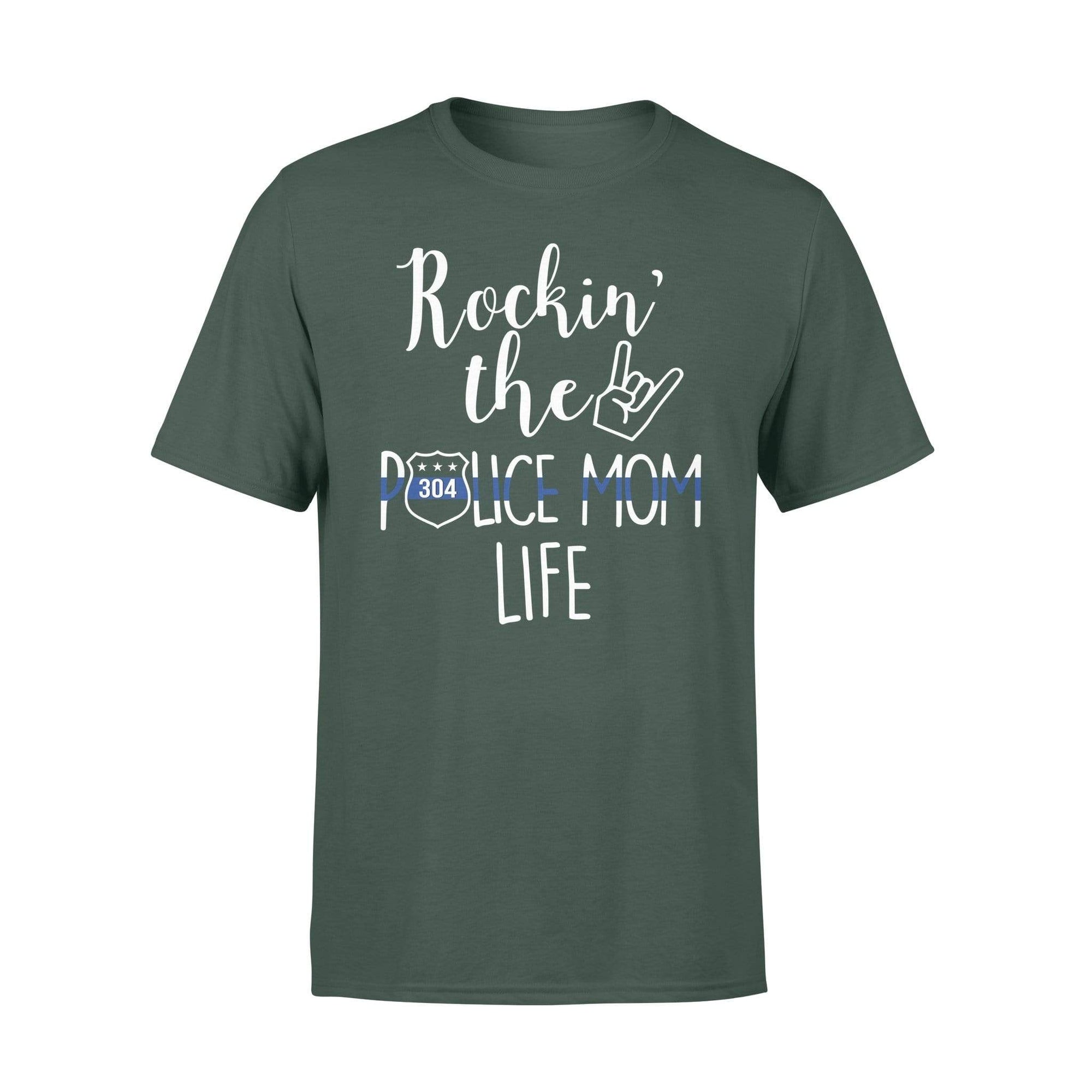 Rockin Police Mom Life  Personalized Shirt