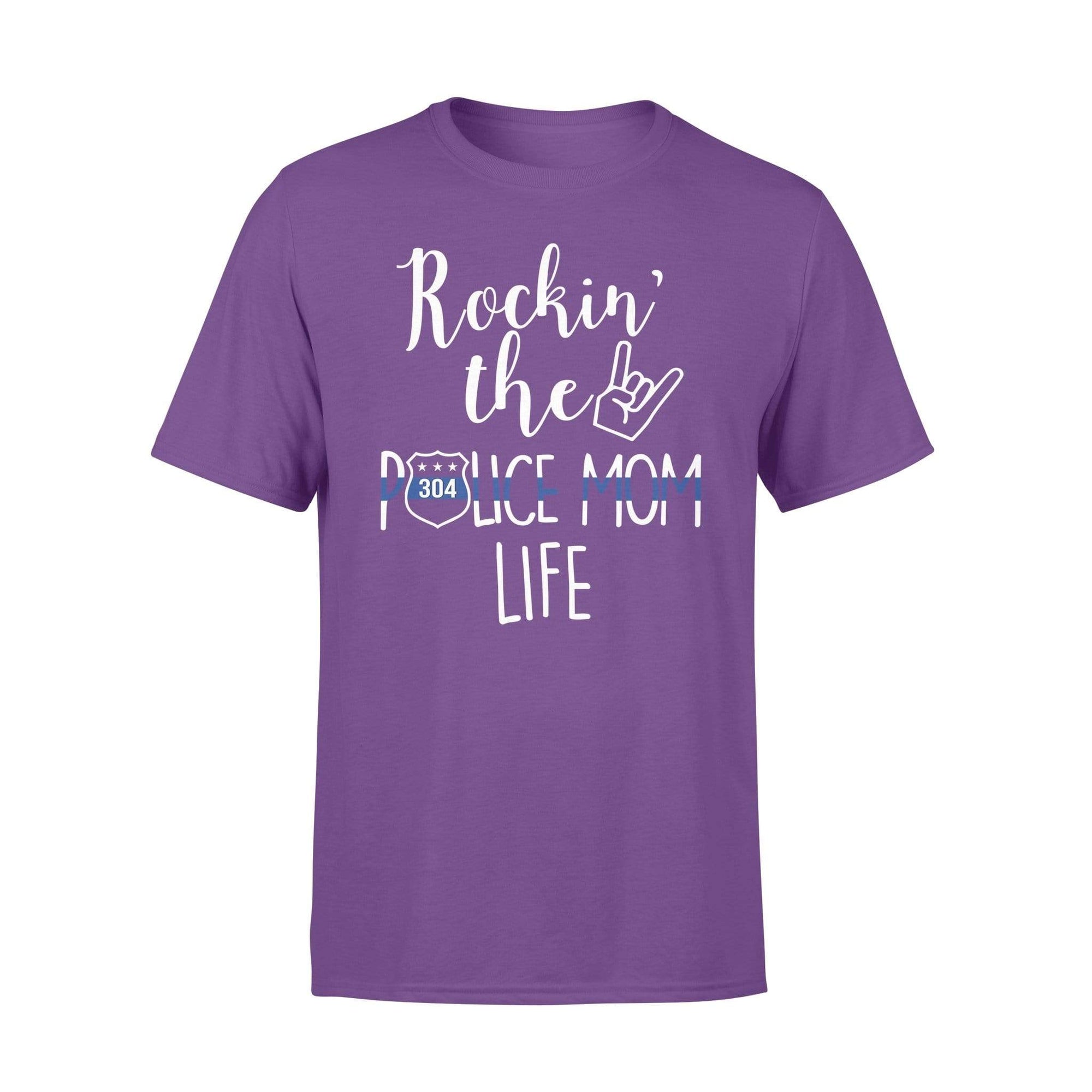 Rockin Police Mom Life  Personalized Shirt