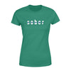 Sober Personalized Women T-Shirt