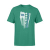 St Patrick Day Distressed Shamrock And Flag Personalized Shirt