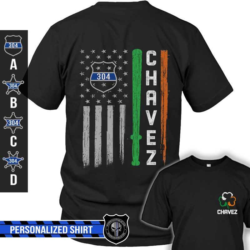 St Patrick Day Irish Baton Flag Personalized Shirt