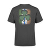 St Patrick Day Irish Flag Cloudtext Shamrock Personalized Shirt