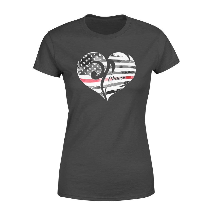 Personalized Shirt - TRL - Fire Heart Flag - Standard Women’s T-shirt