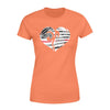 Personalized Shirt - TRL - Fire Heart Flag - Standard Women’s T-shirt